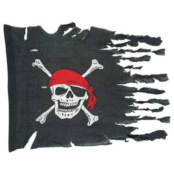 Weathered Pirate Flag – The Party Place