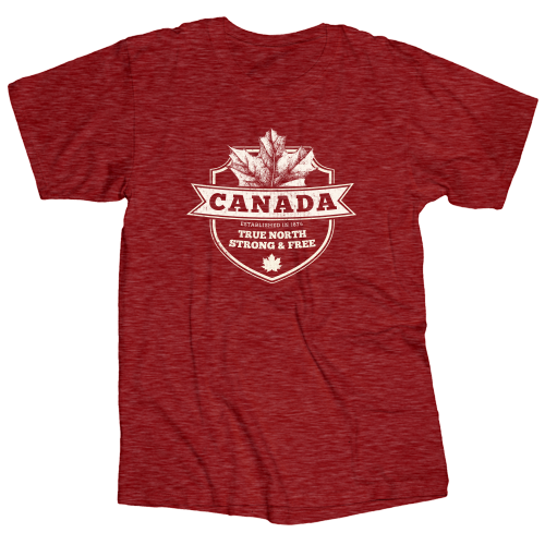 Canada True North Strong & Free T-Shirt