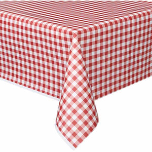 Red Gingham Tablecover