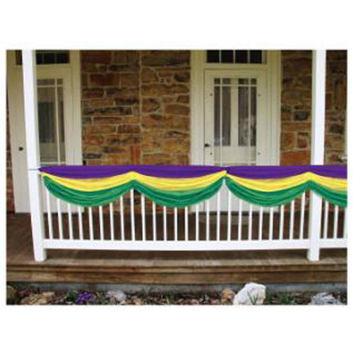 Purple, Gold and Green Bunting
