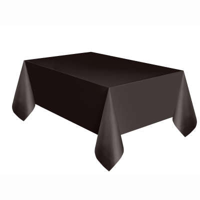 Black Rectangular Table Cover