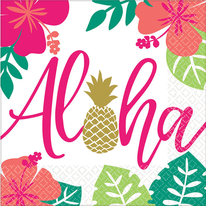 Aloha Luncheon Napkins
