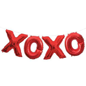 XOXO 14" Air-filled Foil Balloon