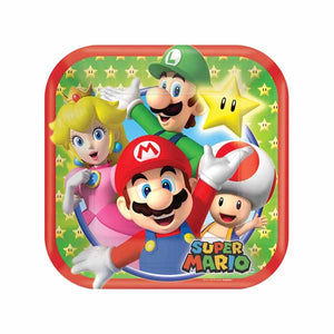 Mario Party Dessert Plates - 8ct