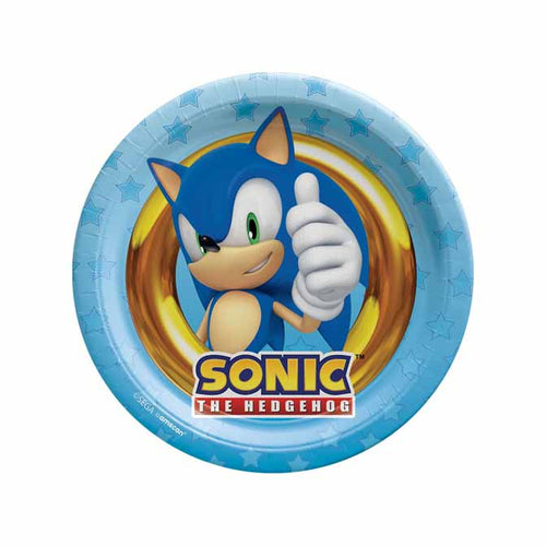 Sonic Dessert Plates