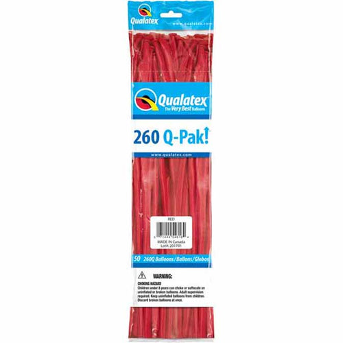 260Q Balloons - Red