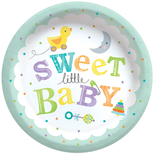 Sweet Little Baby Baby Dinner Plates