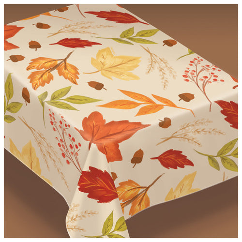 Fall Foliage Vinyl Table Cover