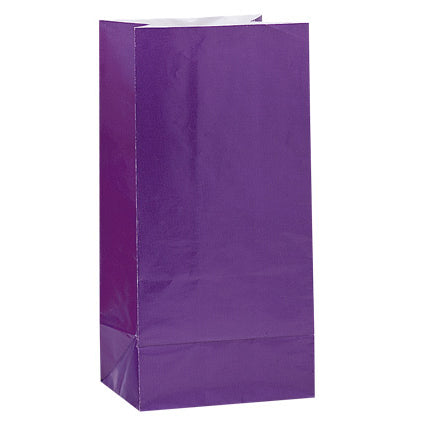 Purple Paper Bags
