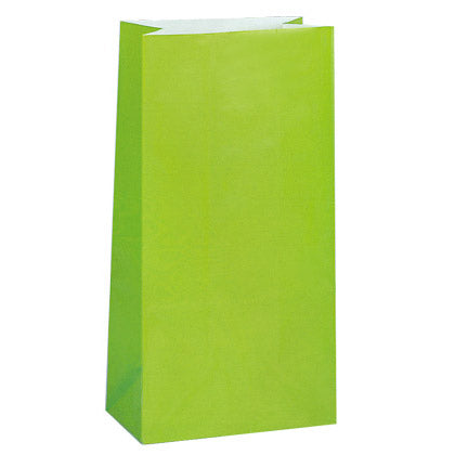 Lime Green Paper Bags