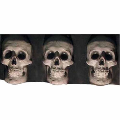Glow in the Dark Horizontal Skull Door Decor