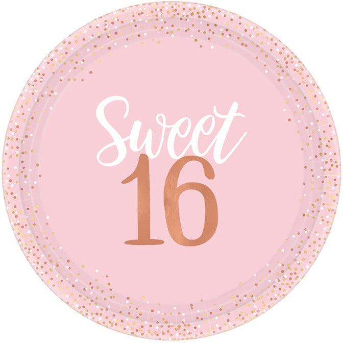 Sweet Sixteen Dinner Plates