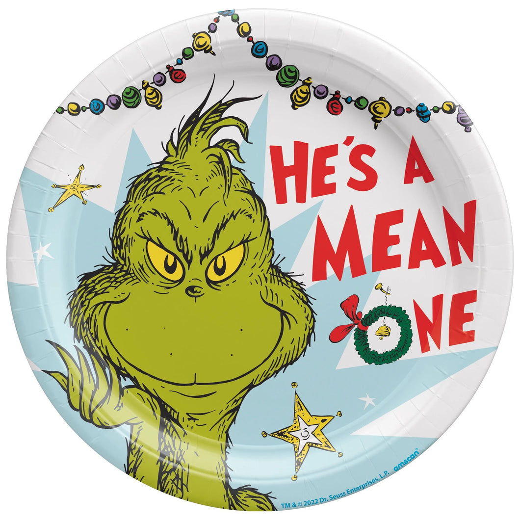 The Grinch Dinner Plates - 8ct
