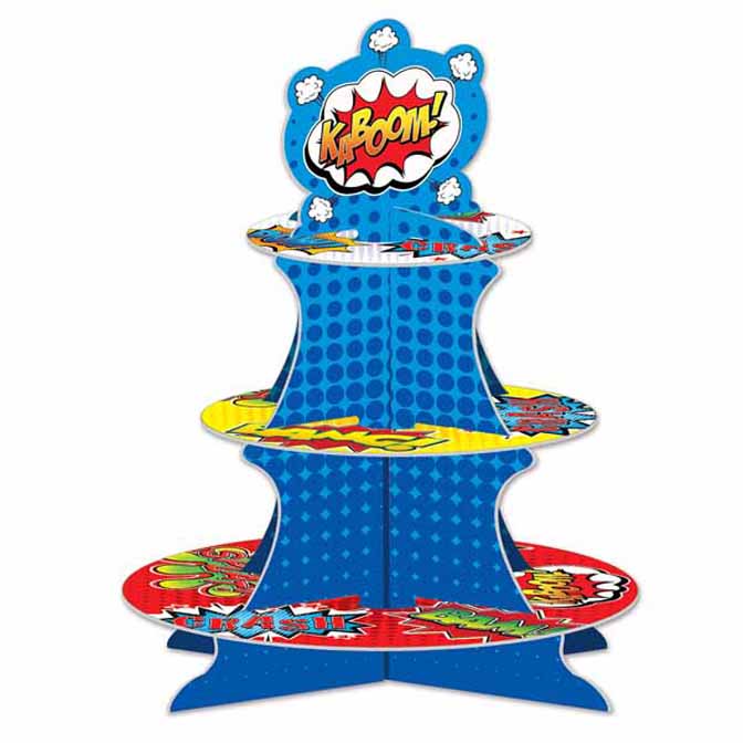 Superhero Party Cupcake Stand