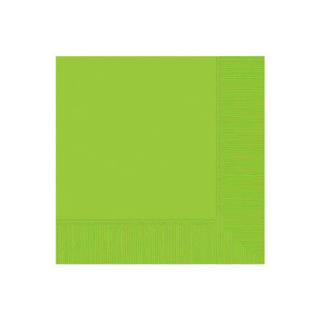Kiwi Green Beverage Napkins - 40ct