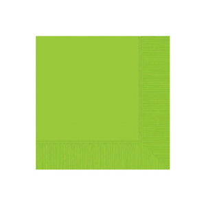 Kiwi Green Beverage Napkins - 40ct