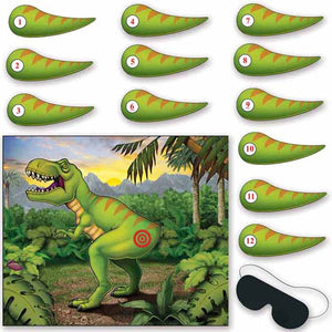 Pin the Tail on the T-Rex Game