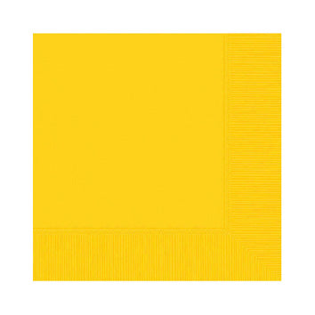 Yellow Luncheon Napkins