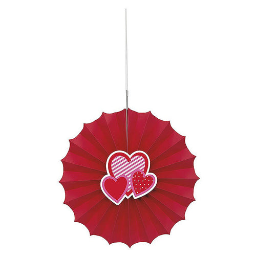 Heart Fan Hanging Decoration