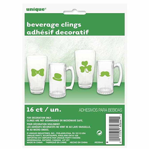 St Pats Beverage Clings