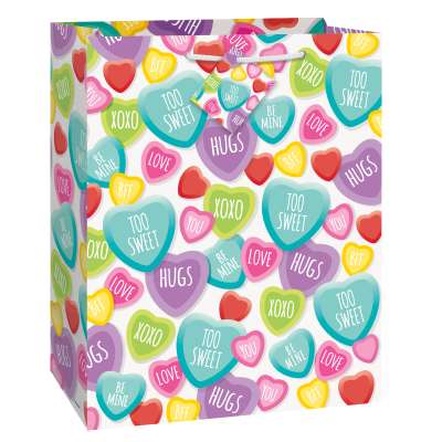 Candy Hearts Large Gift Bag