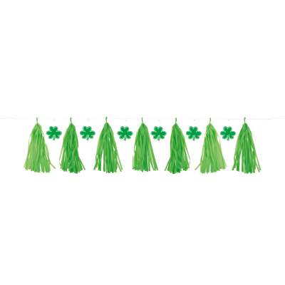 Shamrock Tassel Garland