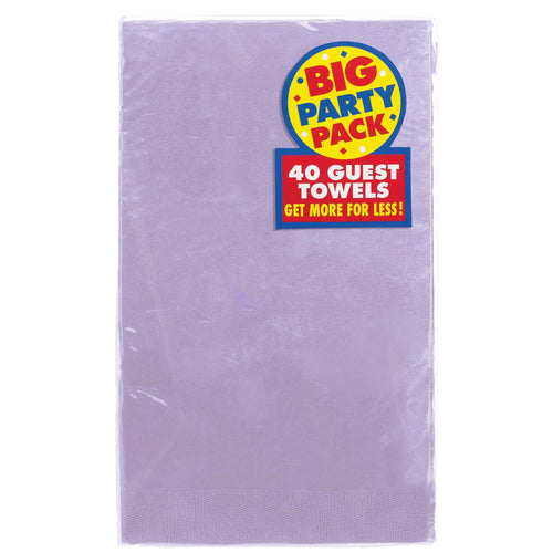 Lavender Guest Towels - 40ct