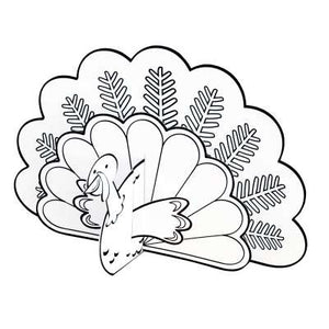 Colour-in 3D Turkey