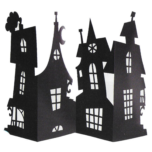 Haunted House Table Centerpiece
