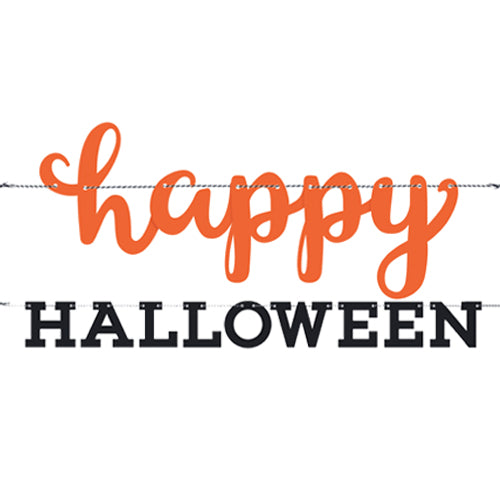 Happy Halloween Script Banner