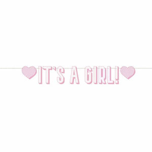 It's a Girl String Banner – The Party Place