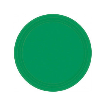 Festive Green Paper Dessert Plates