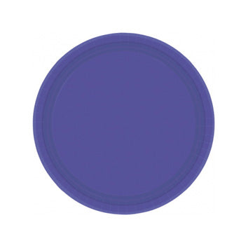 Purple Paper Dessert Plates - 20ct
