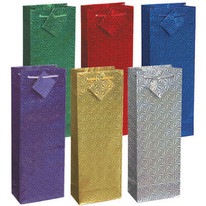 Holographic Wine Gift Bag