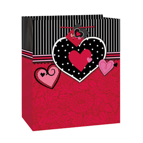 Parisian Hearts Medium Gift Bag