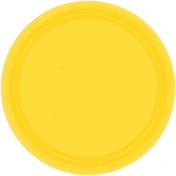Yellow Paper Dinner Plates