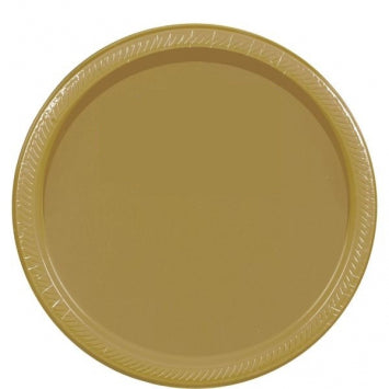 Gold Paper Dinner Plates
