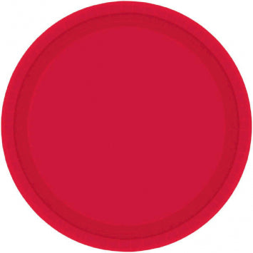 Apple Red Paper Dinner Plates