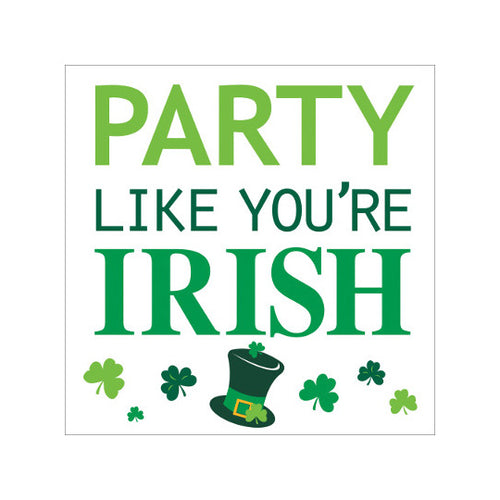 Irish Party Beverage Napkins