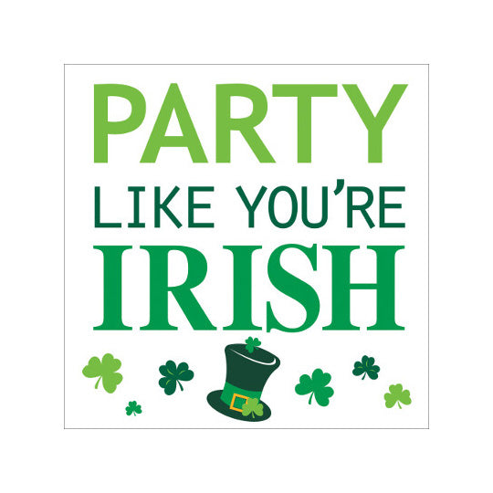 Irish Party Beverage Napkins