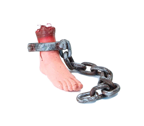 Severed Foot on Chain