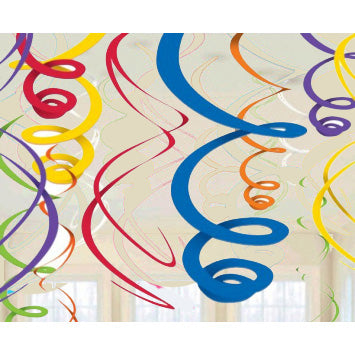 Assorted Hanging Swirls