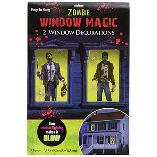 Zombie Window Silhouettes