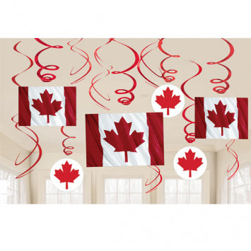 Canada Hanging Swirls
