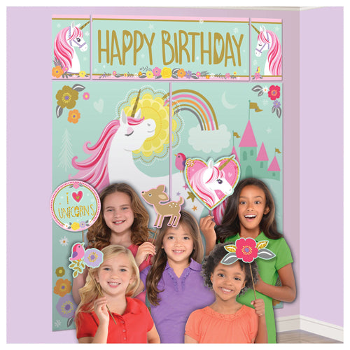 Unicorn Scene Setter with Photo Props