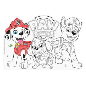 Paw Patrol Colour-in Placemats