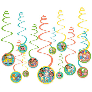 Cocomelon Hanging Swirls - 12ct
