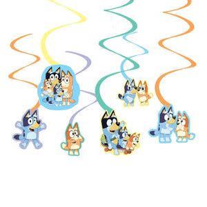 Bluey Hanging Swirls - 12ct