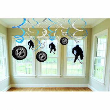 Hockey Hanging Swirls