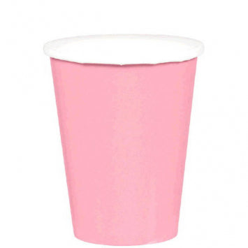 Pink 9oz Paper Cups